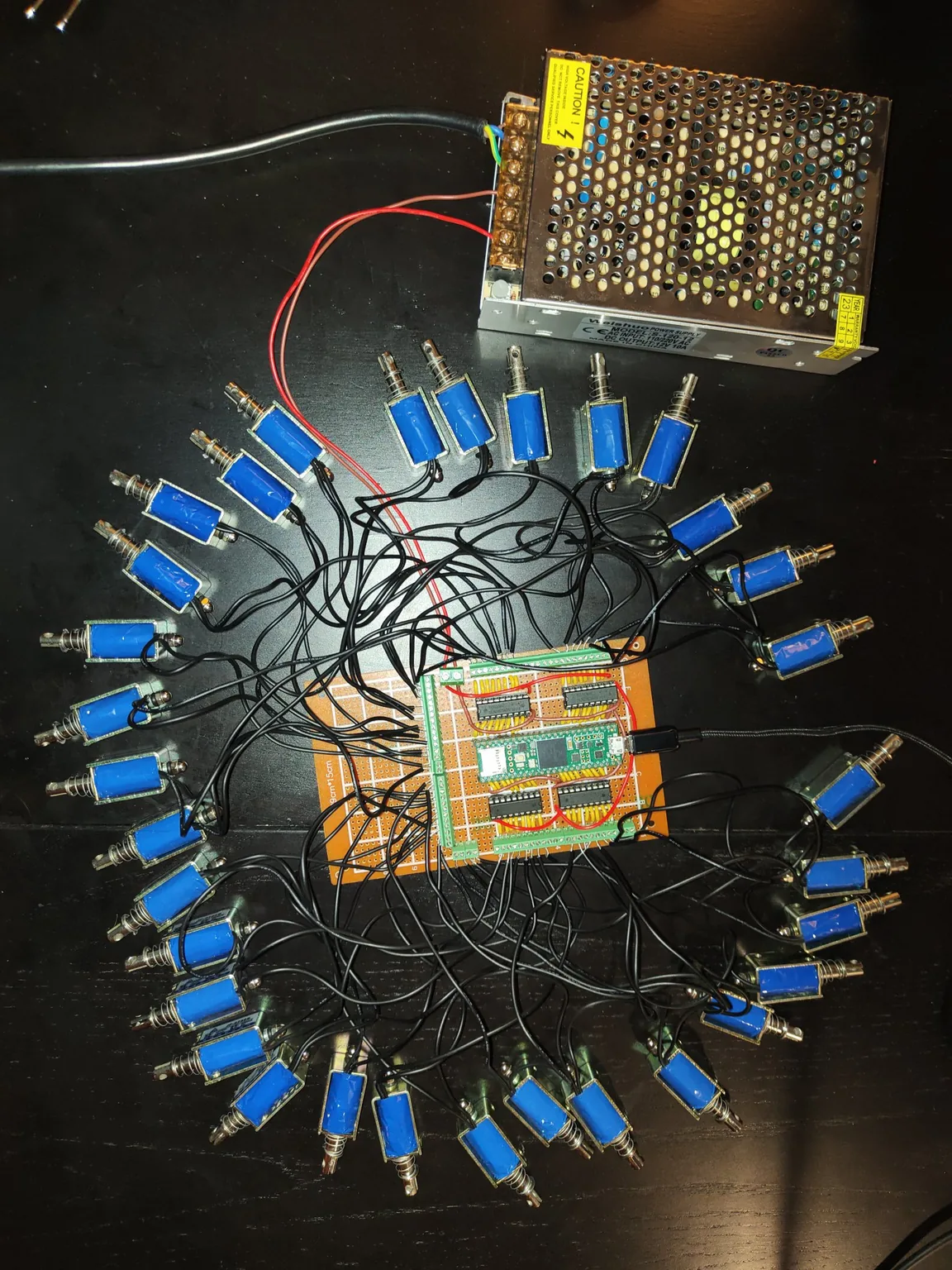 Robotic Glockenspiel being played